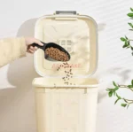 Cat food storage bucket, dog food sealed bucket, cat pet moisture-proof storage bucket, household snacks freeze-dried food stora - Image 4