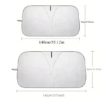 Auto Folding Sun Shade Windshield Visor Cover Car Front Window Sunshade UV Protection Summer Styling Accessories - Image 6
