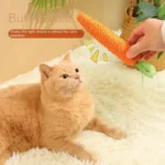 Fun Cat Teething Stick Sound Carrot Cuddle Toy Anti-Bite Scratch Board Pet Supplies for Interactive Entertainment - Image 5