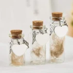 Pet Memorial Bottle For Pet Hair Dogs Cats Fur Keepsake Bottle Storage With 3 Silver Accessories Pet Memorial Urn Container - Image 2
