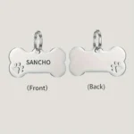 Personalized Engraved High Quality Dog Cat Tags with Name and Phone Number Bone Shaped Pet Pendant for Custom Pet Identification - Image 3