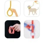 Dog Leash Slip Lead Rope Collar Strong Lightweight Braided Dog Training Leash No Pull Training Lead Leash for Medium & Small Dog - Image 3