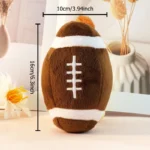 Squeaky Football & Rugby Dog Toy: Interactive Puppy Training Chew Toy Teething Relief and Playtime Fun for Energetic Dogs - Image 6