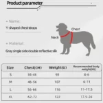 Pet Dog Harness for Small Medium Big Dogs Cats Hiking Puppy Adjustable Reflective Chest Strap French Bulldog Pug Teddy Supplies - Image 2