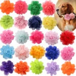Big Flower-Collar 50px Dog Flower Collar Accessory Dog Bow Tie Pet Supplies Dog Accessories Bow Tie Collars For Small Dogs