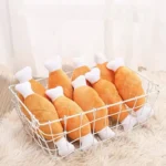 Soft Plush Squeaky Chicken Leg Chew Toy Durable Teething Toy for Small Medium Dogs Boredom Relief Puppy Playtime Accessory - Image 6