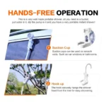 Portable Rechargeable Outdoor Shower Handheld Compact Design Gentle Shower Stream for Dog Bathing Car Washing Flower Watering - Image 4