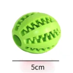 Dog Food Ball Pet Dog Toy Interactive Rubber Balls for Small Large Dogs Puppy Cat Chewing Toys Pet Tooth Cleaning Snack Ball - Image 6