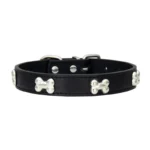 Bone Leather Durable Pet Dog Collars Puppy Pug Collars for Small Large Dog Chihuahua Cat Accessories Pet Collar for Small Dogs - Image 4