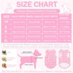 Dog Shirts for Small Dog Cute Dog T-Shirt Pink Soft Girl Doggie Sleeveless Shirt Puppy Clothes Cats Chihuahua Breathable Spring - Image 5