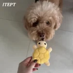 Mini cute turtle dog plush toy, squeaking dog teething sound toy, soft and safe, good for dental health, suitable for puppies - Image 6