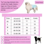 Reusable Female Dog Diapers Pet Physiological Pants Breathable Puppy Sanitary Panties Washable Pets Shorts for Small/Big Dogs - Image 6