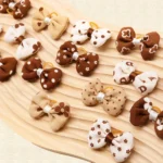 10/20/30PCS Dog Bows With Rubber Bands Handmade Brown Style Puppy Head Flower Handmade Pet Supplies For Dogs Bows Supplies - Image 6