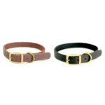 Leather Dog Collar with Rust-Proof Buckle Soft Genuine Cowhide Heavy Duty Metal Dog Collar Adjustable for Small Medium Dogs Pets - Image 5