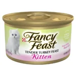 24 pack Purina Kitten Food, Wet Cat Food, Tender Turkey Feast, 3 oz Can - Image 2