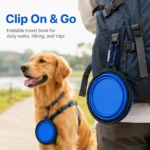 Durable TPR Portable Pet Food Bowl for Cats And Dogs Silicone Collapsible Travel Outdoor Water Food Bowl for Pets - Image 6