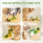 1-3Pcs The pet cat toy emulates the sound bird to amuse the cat elastic rope to relieve boredom and resist scratching and biting - Image 4