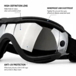 Pet Adjustable Dog Goggles Sunglasses Anti-UV Sun Glasses Eye Wear Protection Black Widely Used Dog Sunglasses Pet Dog Supplies - Image 3