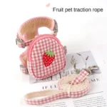 Cat Harness with Backpack Prevent Break Free Breathable Chest Strap Pet Traction Rope Set Teddy Mini Dog Walking Pet Supplies - Image 2