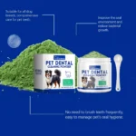 YEGBONG Natural Fresh Breath Dog Teeth Cleaning Powder Gentle Formula for Removing Plaque and Tartar Stains - Eliminates Odor - Image 3