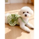 Dog Cat Dress Spring/Summer Strap Dress Daisy Princess Style Teddy Pomeranian Puppy Small Dog - Image 2