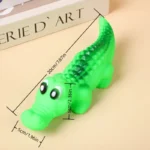 Durable Latex Chew Toy for Aggressive Bite Shark Dog Squeaky Ball Loud Crunching Noise Teeth Cleaner Molar Toys Puppy Weaning - Image 2