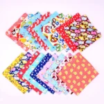 5PCS/S M L XL Dog Bandana Bulk Pet Dog Triangular Scarf Cotton Handkerchief and Scarf For Dogs Cat Bib Pet Dog Accessories - Image 3