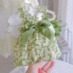 Dog Cat Dress Spring/Summer Strap Dress Daisy Princess Style Teddy Pomeranian Puppy Small Dog - Image 4
