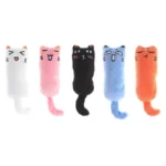 Pet Toy Rustle Sound Catnip Toy Cat Supplies Pet Cute Cat Toys Kitten Teeth Grinding Cat Plush Thumb Pillow Pet Products gatos - Image 3