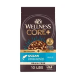 CORE+ Adult Dry Dog Food with Freeze Dried Pieces, Grain Free Kibble+, Natural, High Protein, Chicken Free, Whitefish, Herring,