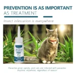 50ml Pet Anti Flea Tick Agent for Cats, Dogs, and Dogs. Extracorporeal Deworming Skin Cleaning Agent for Lice, Ticks, and Ticks - Image 4