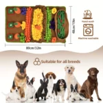 Pet Snuffle Mat for Dogs Sniff Mat Nosework Feeding Mat Slow Feeder Interactive Dog Puzzle Toys for Training and Stress Relief - Image 2