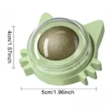 Catnip Balls Funny Lickable Dental Chew Toys for Kittens Interactive Teeth Cleaning Small Medium Cats Multi Color Pet Supplies - Image 2