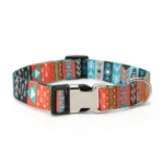 Forest Pattern Collar Pet Accessories Pet Stripes Polyester National Wind Dog Rope Adjustable Nylon Dog Collar Personalized - Image 2