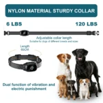 YHLC Automatic Anti Barking Dog Collar, Rechargeable Bark Stopper, Stop Barkin, Electric Training Collar for Dog - Image 2