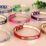 Anti-lost Cat ID Collar Personalized Puppy Cat Collars Necklace Free Engraved ID Name Tag For Kitten Cats Small Dogs Bling - Image 7