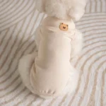 Dogs Thin Small Fashion Bear Vest Pet Dog Clothes Cat Solid T-shirt Clothing Chihuahua Summer Breathable Girl Pug Pet Vest York - Image 5
