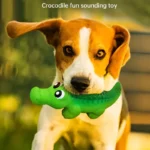 Durable Latex Chew Toy for Aggressive Bite Shark Dog Squeaky Ball Loud Crunching Noise Teeth Cleaner Molar Toys Puppy Weaning - Image 3