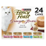 Purina Gravy Lovers Pate Kitten Food, Wet Cat Food, Variety Pack, 3 oz Cans 24 Pack