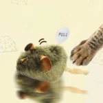 Funny Plush Cat Toy Simulation Mouse Automatic Chirping Interactive Mice Cat Toy Bite Resistance Pet Cat Toys Kitten Supplies - Image 2