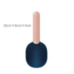 Multifunctional Dog Food Cat Food Shovel Spoon Feeding Spoon Sealed Bag Clip Creative Measuring Cup Curved Design Easy To Clean - Image 6
