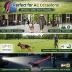Reflective Nylon Dog Leash 1.5M-10M Long Training Lead for Dogs Outdoor Walking Pet Traction Rope for Night Safety Pug Supplies - Image 5