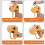 Pet Treat Launcher Dog Toy Interactive Training Snack Dispenser Cat Freeze-Dried Food Ejector Puzzle Feeding Toy for Fun - Image 5
