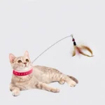Interactive Feather Bell Cat Toy with New Collar Self-Entertainment Pet Supplies for Cats Neck Collar for Enhanced Playtime - Image 3