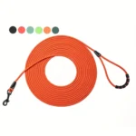 Waterproof PVC Long Dog Training Leash 5/10/20/30ft Durable Round Pet Lead Easy Clean Soft Handle for Small Large Dogs