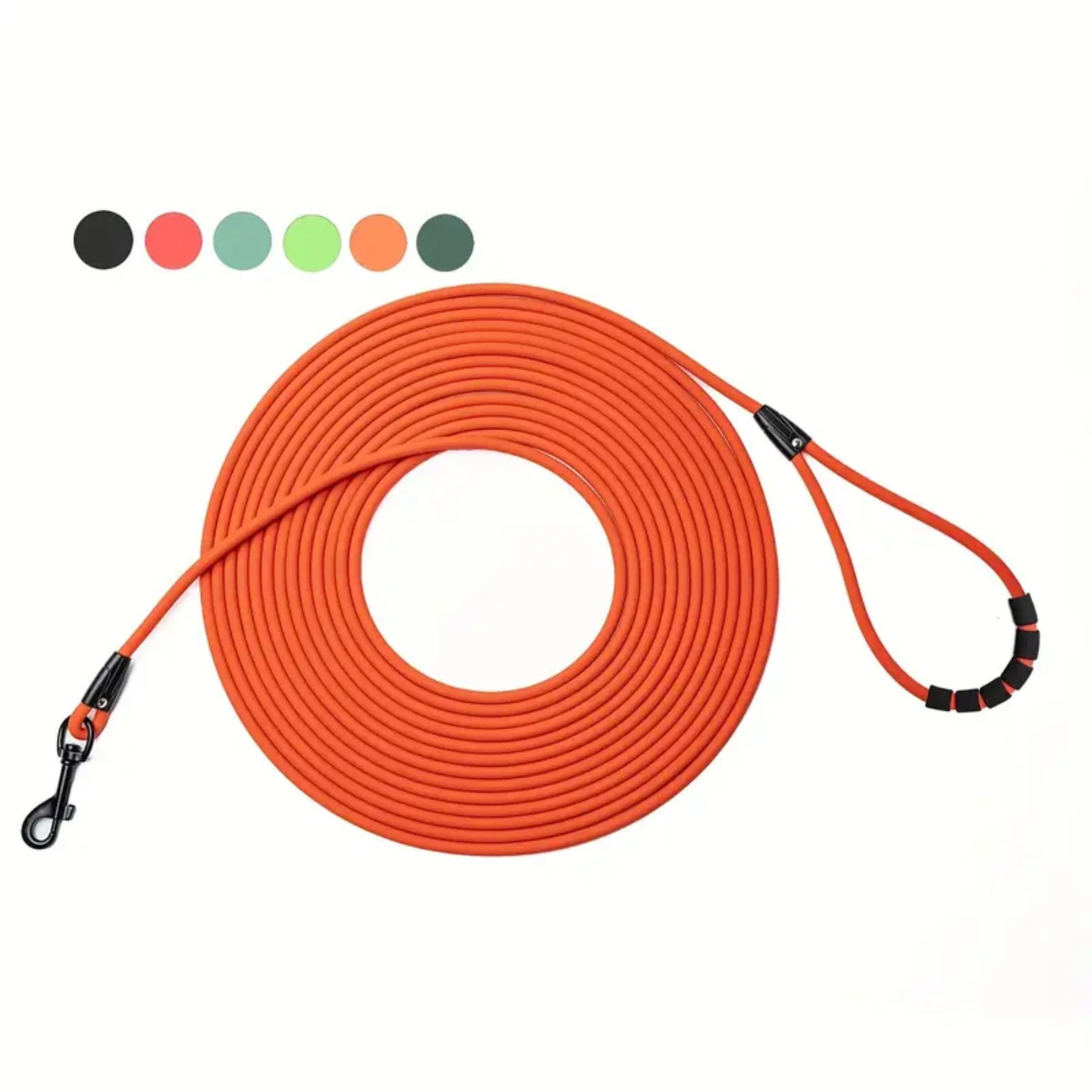 kf-S5f8c9e367bc1467d837b951d033557eaE Waterproof PVC Long Dog Training Leash 5/10/20/30ft Durable Round Pet Lead Easy Clean Soft Handle for Small Large Dogs - Image 1