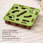 Interactive Cat Puzzle Toy Felt Toy Box with Maze Tunnel Bell Ball Indoor Entertainment Cat Toy - Image 4