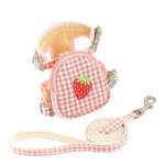 Cat Harness with Backpack Prevent Break Free Breathable Chest Strap Pet Traction Rope Set Teddy Mini Dog Walking Pet Supplies - Image 8