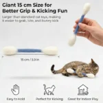 1/6 PCS Cat Interactive Stick Catnip Toy Suitable for Indoor Play Durable Teething Rope Interactive Cat Game Enthusiast Gift