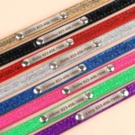 Anti-lost Cat ID Collar Personalized Puppy Cat Collars Necklace Free Engraved ID Name Tag For Kitten Cats Small Dogs Bling - Image 8